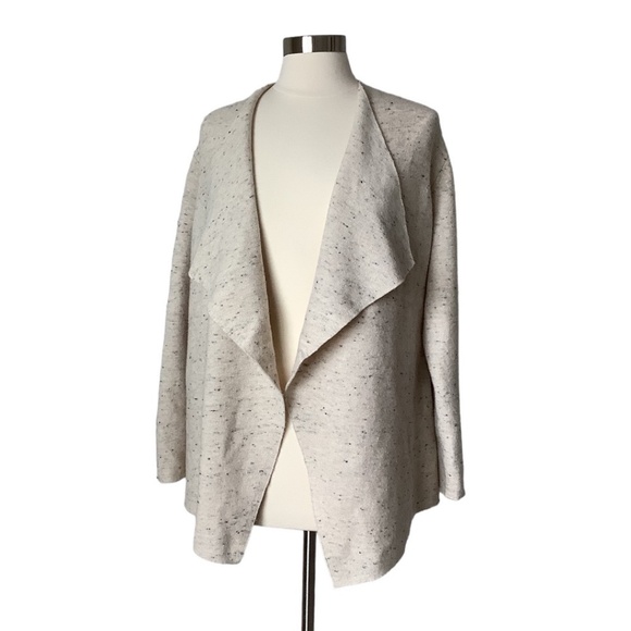 Eileen Fisher Organic Cotton Wool Blend Open Knit Cardigan Sweater MSRP$268 - Picture 1 of 16